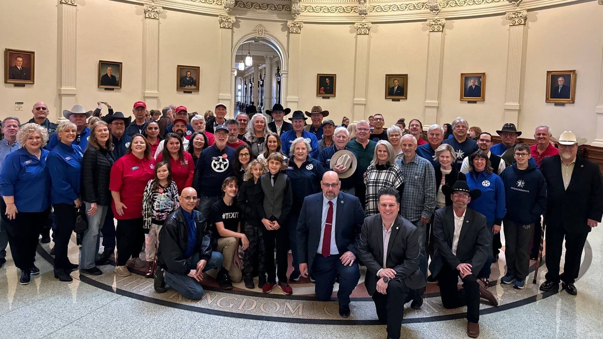 The rotunda of the Texas State Capitol.